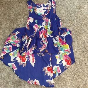 Floral High Low Summer Maxi